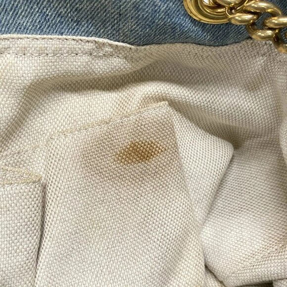 Auth GUCCI Soho 308982 Light Blue Denim - Shoulder Bag - Picture 16 of 16